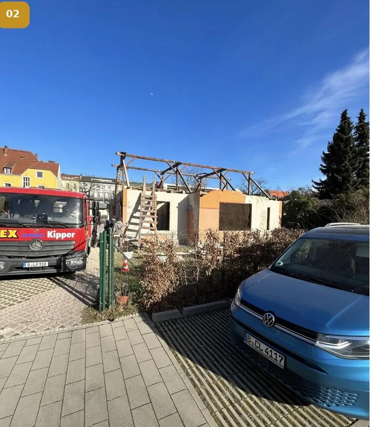 Rückbau und Entkernung in Berlin-Lankwitz, Aufnahme 2
