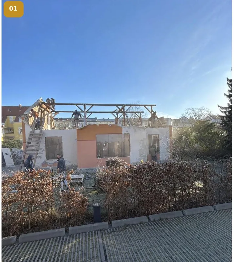 Rückbau und Entkernung in Berlin-Lankwitz, Aufnahme 1