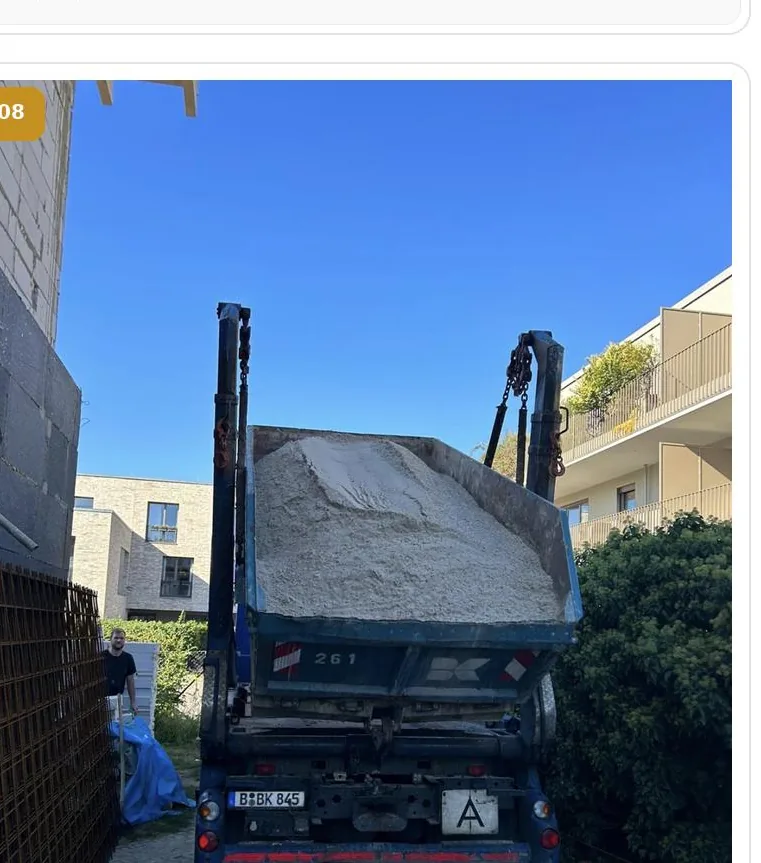 Baustellenvorbereitung und Logistik in Berlin-Lankwitz, Aufnahme 4